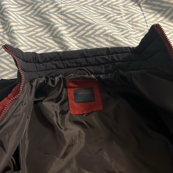 Nomad Quilted Jacket Men's Size Large Red Black Lightweight Full Zip NWT - Picture 3 of 8